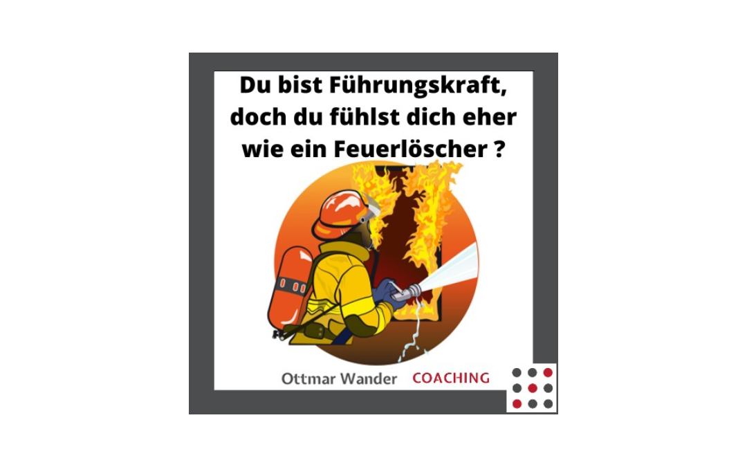 Führen oder Feuer löschen